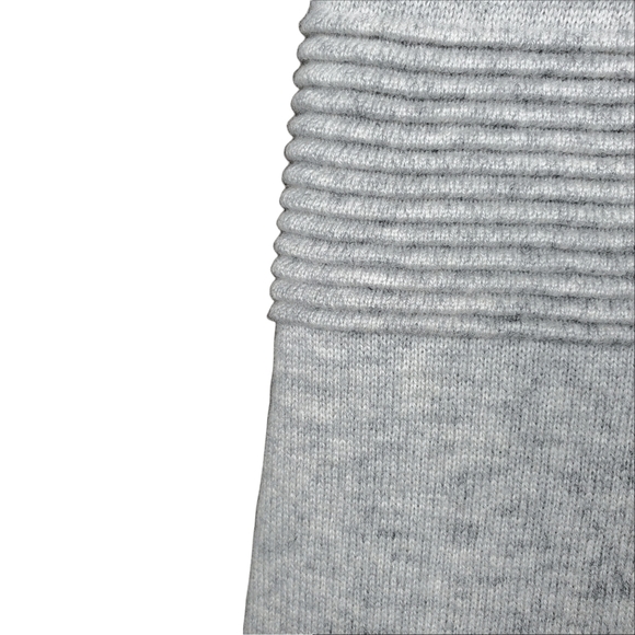 VINEYARD VINES Grey Ottoman Wool Cashmere Blend Knit Sweater Mini Dress XS - Picture 5 of 8